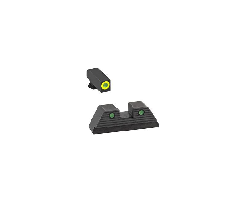 AmeriGlo-GL-821-644406911364.jpg AmeriGlo Trooper Sight Glock 17/19 Gen. 5 Green Tritium GL-821 - Image 1