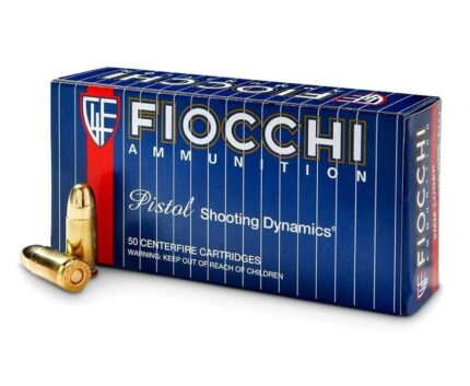 Fiocchi 9mm Handgun Ammunition 115 Grain FMJ 50rds