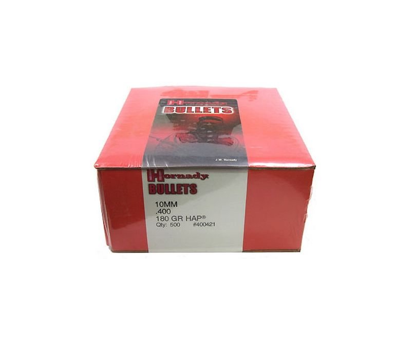 Hornady-HAP-Hornady-Action-Pistol-Bullets-400421-090255700961.jpg_1.jpg Hornady .40 Caliber Bullets 500 Projectiles Hollow points 180 Grains - Image 1