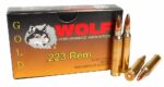 5.56x45 Ammo 55gr FMJ Wolf Gold Brass Case 1000 Round Case - Image 2