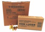9mm 9x19 Ammo 115gr FMJ Remington Military LE Training (B9MM3) 500 Round Case - Image 2