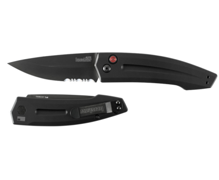 Kershaw Launch 2 Automatic Knife - 3.25" Partially Serrated Drop Point Blade