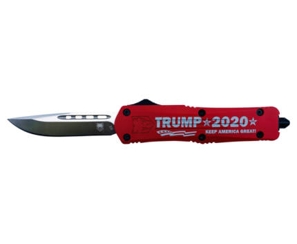 CobraTec Knives FS-3 "Trump 2020" OTF Knife - 3" Plain Drop Point Blade