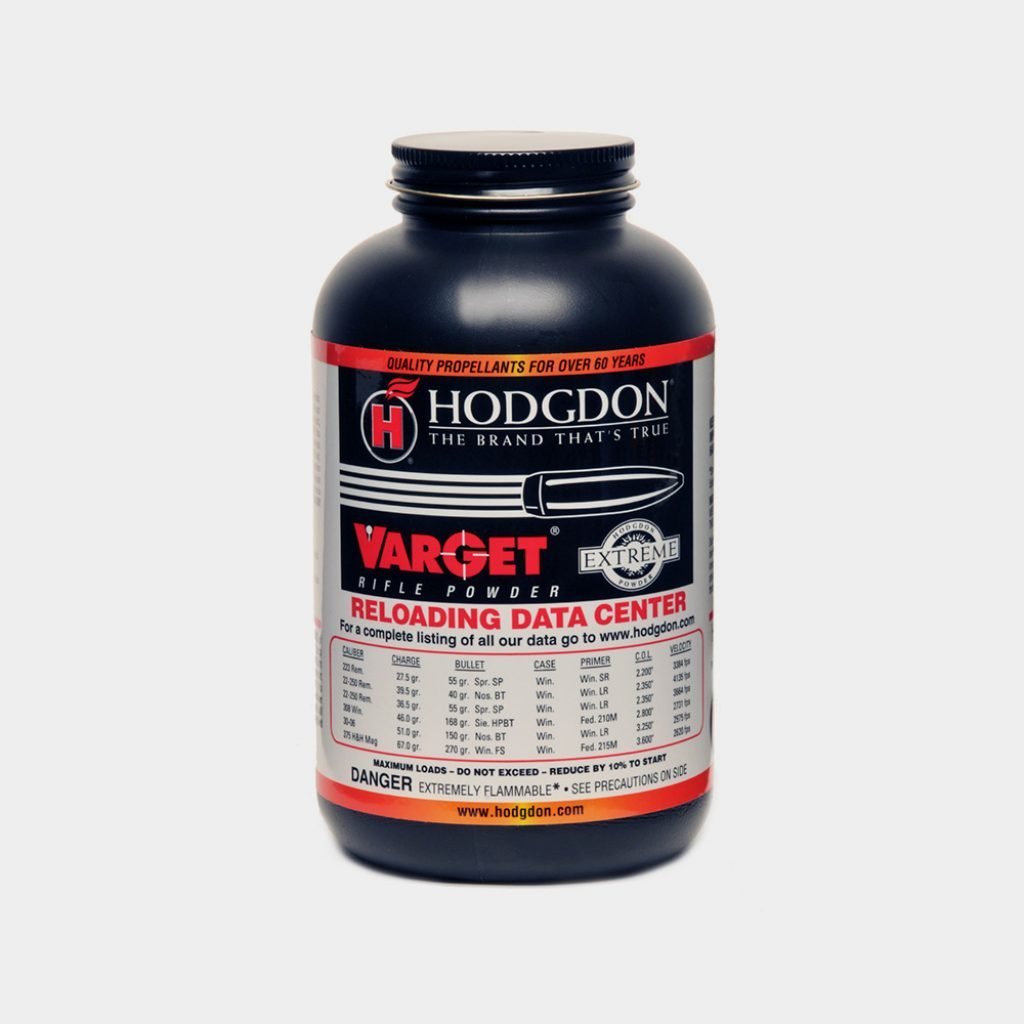 varget_1_lb-1024x1024-1-1.jpg Hodgdon Varget Smokeless Rifle Powder (1 lb or 8 lbs) - Image 1